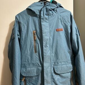 DC Blue and Black Hooded Jacket